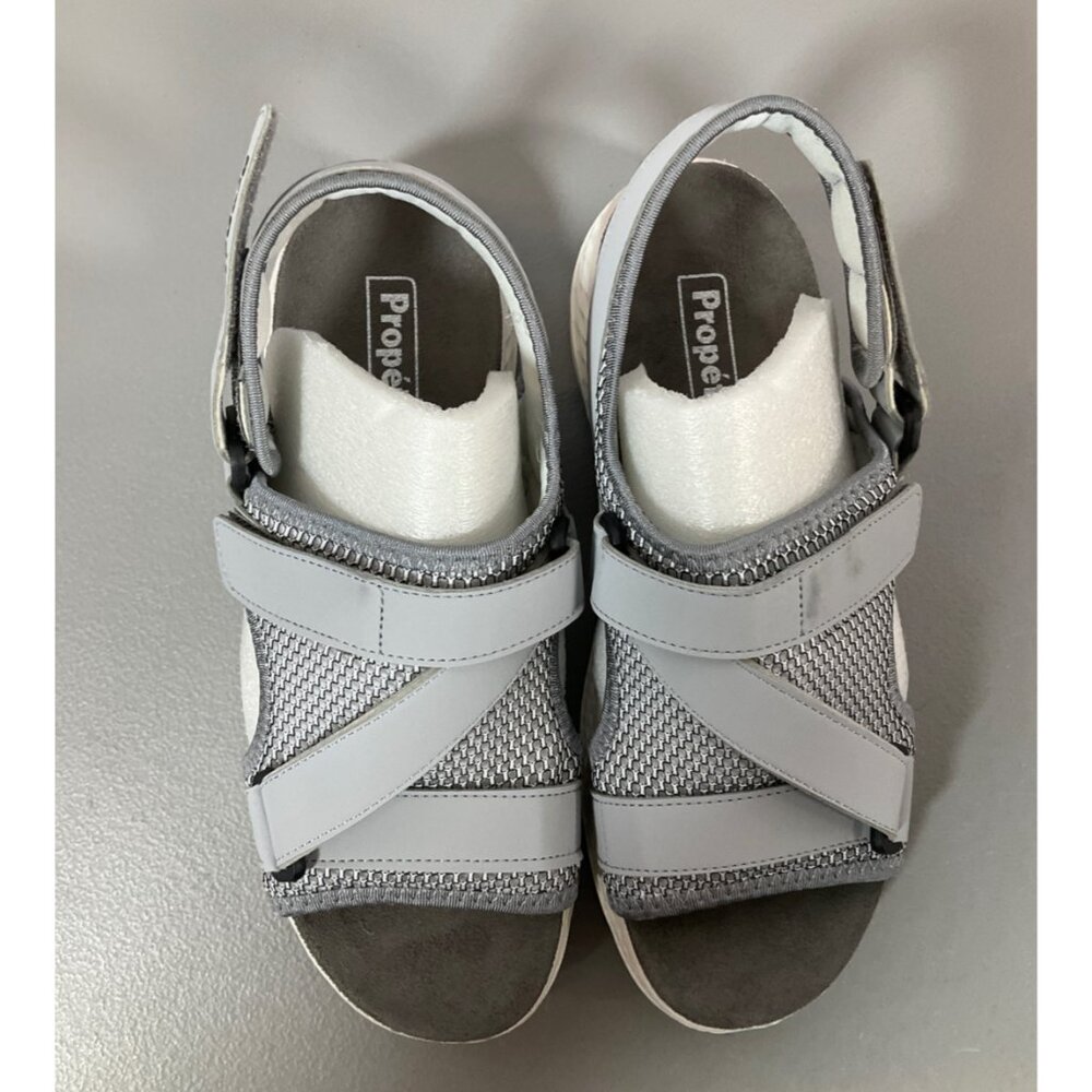 Propét Women's Travelactiv Silver Sport Sandals - Size 9M, Mesh Upper, Comfort, - Picture 6 of 16